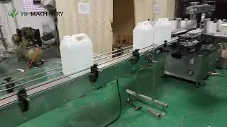 Newly designed Automatic linear filling production line for shampoo liquid soap filler