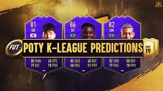 FIFA 19 POTY K-League SBC Predictions - POTY Marcao POTY Keun, POTY Ricardo Lopes?