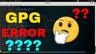 How to fix GPG error ( unable to locate package ) and update Kali Linux