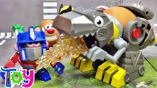 트랜스포머 그림록 다이노 공룡 포테이토 감자 몸통 장난감 피규어 인형 소개 hasbro mr potato head Transformers