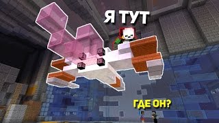 МАНЬЯК ЗАПРЫГНУЛ НА САМОЛЁТ! КАК ОН ЭТО СДЕЛАЛ? - (Minecraft Murder Mystery)