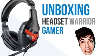 Headset Multilaser Warrior Gamer Unboxing - Fone Ph101