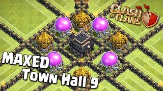 Clash of Clans - Maxed out Town Hall 9 [All level 10 Walls]