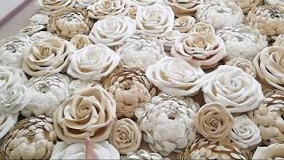 Эфир С Мастерской Заказ В Австралию/ DIY Making big flowers to Australia