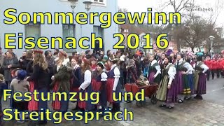 Sommergewinn Eisenach 2016 | Festumzug & Streitgespräch | 120 Jahre Fahrzeugbau in Eisenach