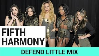 Fifth Harmony Defend Little Mix After Controversial X Factor Performance! | Hollywire