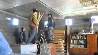 Подшивка потолка листами ЦСП