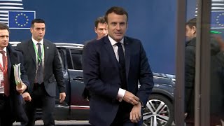 მაკრონი კორონავირუსის გამო შენგენის ზონის შესაძლო დაშლაზე საუბრობს