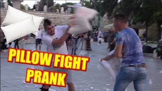 Pillow Fight Prank - Μαξιλαροπόλεμος | English Subtitles