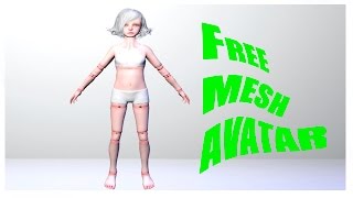Second life ( необычный бесплатный меш аватар) #10  second life fashion (секонд лайф)