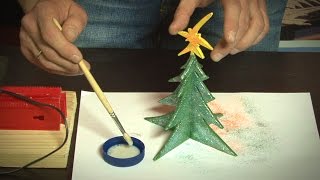6. Выпиливаем новогоднюю елку своими руками с PlayMat