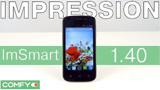 Impression  ImSmart 1.40 black - недорогой Android-смартфон - Видеодемонстрация от Comfy