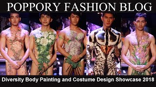 รวมนายแบบหุ่นแซ่บกับงาน Body Painting  | VDO BY POPPORY