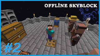 New İsland & Fish Farm | Episode 2 | Minecraft Offline Skyblock Timelapse 1.14.4