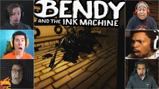 Gamers Reactions to the Searchers (Part 2) | Bendy and The Ink Machine - Chapter 2