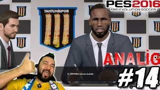 TANTUNİSPOR ile PES 2016 ANALİG #14 | YENİ SEZON YENİ TRANSFERLER