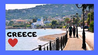 GREECE: ISLAND of SALAMINA & the resort town of SELINIA (Σελήνια)