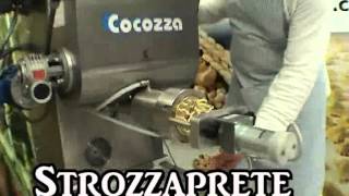 Macchina per pasta Cocozza - Pressa EP55 con la produzione di vari formati di pasta