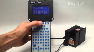 Manual Inkjet Printing Offline by hand using the Evolution Inkjet Printer
