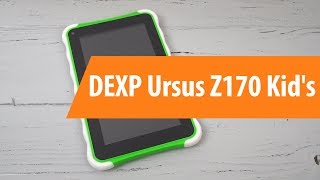 Распаковка DEXP Ursus Z170 Kid's / Unboxing DEXP Ursus Z170 Kid's
