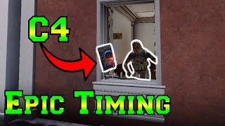 Epic IQ Timing on C4 - Rainbow Six Siege