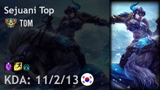 Sejuani Top vs Maokai - T0M - KR Challenger Patch 7.9