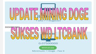 UPDATE MINING DOGE DAN MINING BTC GRATIS