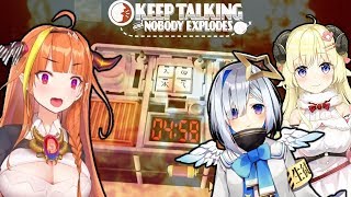 Three VTubers (try to) defuse a bomb! - Kiryu Coco - Amane Kanata - Tsunomaki Watame