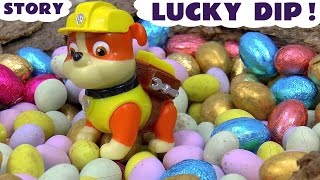 Paw Patrol Lucky Dip with Thomas and Friends | Cars Easter Kinder Surprise Eggs Frozen Peppa Pig