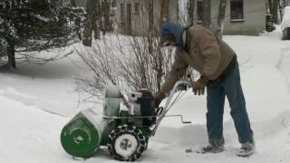 John Deere 726 Snow Blower Repair & Modification Video #2 B&S Intek Powerbuilt Engine Snow Load Test
