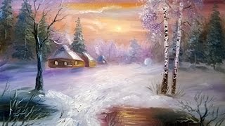 Мастер-класс "Зимняя деревня"