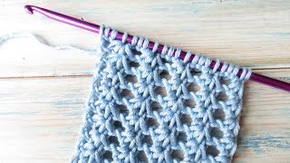 Tunisian Lace - How to Crochet - Version 1