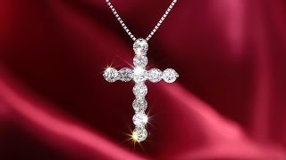 ダイヤモンドクロスペンダントネックレス Diamond Cross Pendant Necklece｜2014国際宝飾展映像｜グリーンベーダー