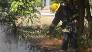 Гасіння сухої трави 10.08.2016