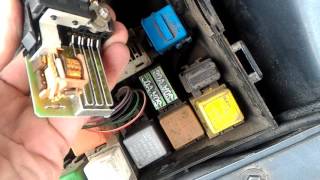 Реле свечей накала. Opel Omega B 2.5DTi m57. Relay Glow plugs.