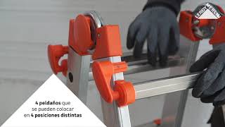 Cómo es la Escalera telescópica Dexter 4 peldaños · LEROY MERLIN