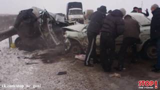 Авария, на трассе Саранск Ичалки ГАЗ 3110 vs ВАЗ 21093