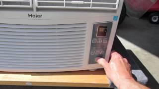 Harbor Freight Storm Cat 800 watt generator running Haier Air Conditioner
