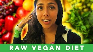 Trying The RAW VEGAN DIET For A Week ? (No animal products or cooked foods)