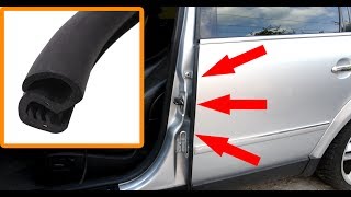 Как установить резиновый уплотнитель на VW Passat B5