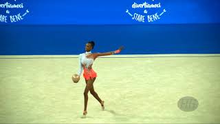 LEGOTE Grace (RSA) - 2017 Rhythmic Worlds, Pesaro (ITA) - Qualifications Ball