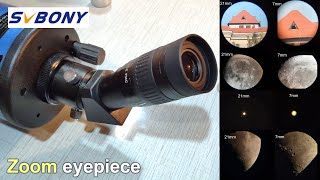 Зум окуляр для телескопа от SvBONY - обзор с примерами и сравнением