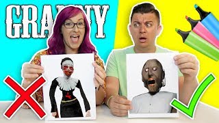 GRANNY 3 MARKER CHALLENGE!! (Parents Edition)