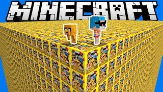 DESAFÍO CON LUCKY BLOCKS DE LOS COMPAS ?❓? MINECRAFT COMPADRETES