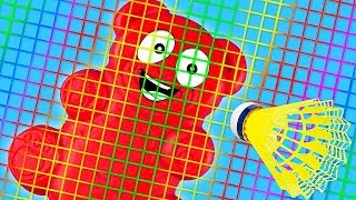 FUNNY BADMINTON AND A NEW HOBBY FOR JELLY GUMMY BEAR