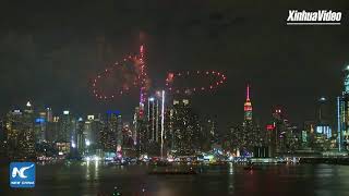New York fireworks display welcomes Chinese Lunar New Year