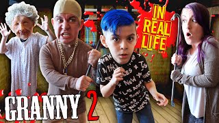 Granny Chapter 2 In Real Life (FUNhouse Family) FRONT DOOR ELECTRICITY FAIL!