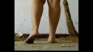 very dirty feet