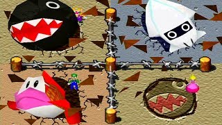 Mario Party 2 - All Enemy Minigames