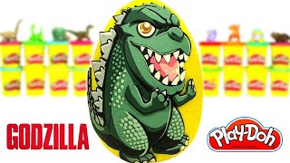 Godzilla Sürpriz Yumurta Oyun Hamuru Godzilla Oyuncak Dinozor Oyuncakları İzle